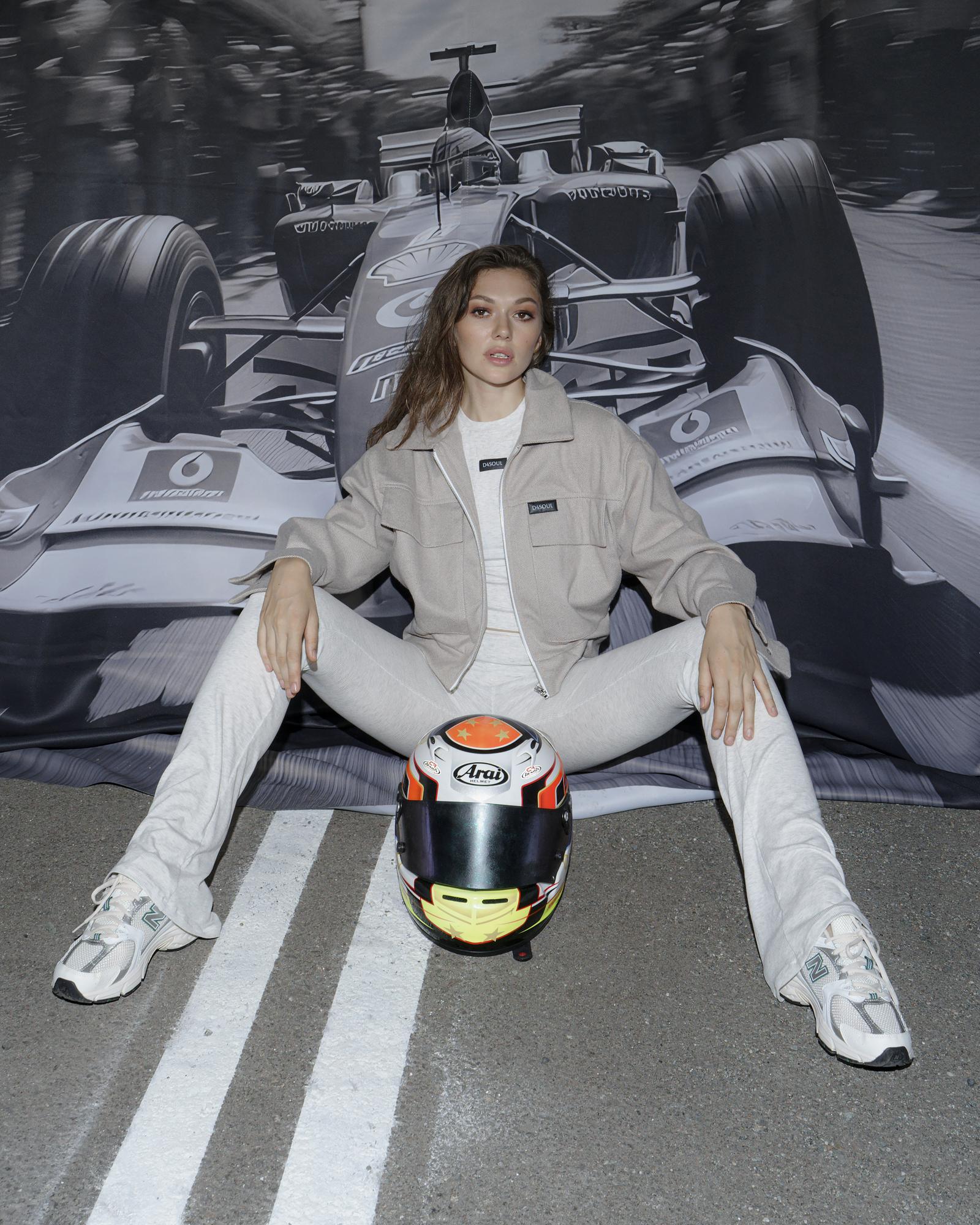 Бомбер джерси Beige