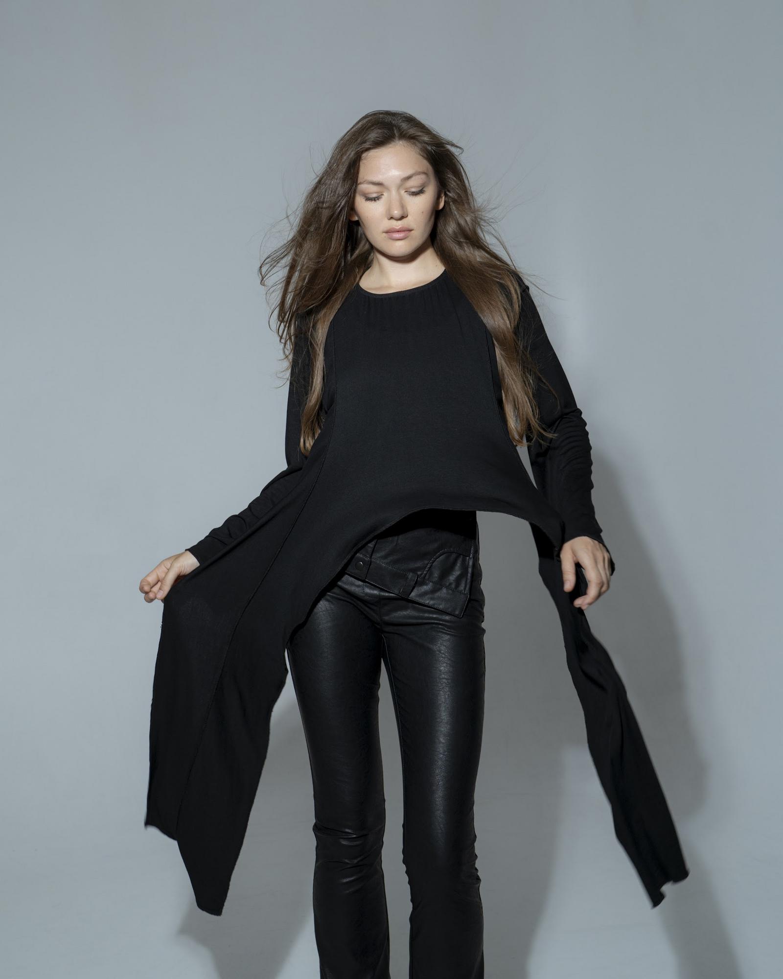 Лонгслив с зав Black