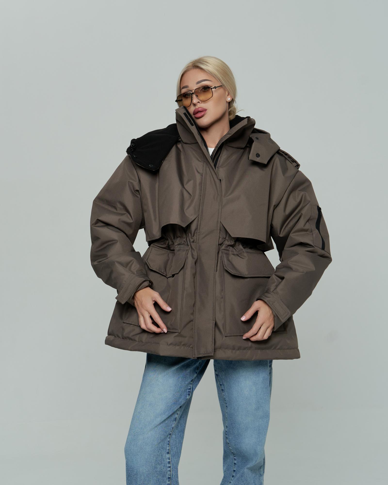 Парка с капюшоном Khaki