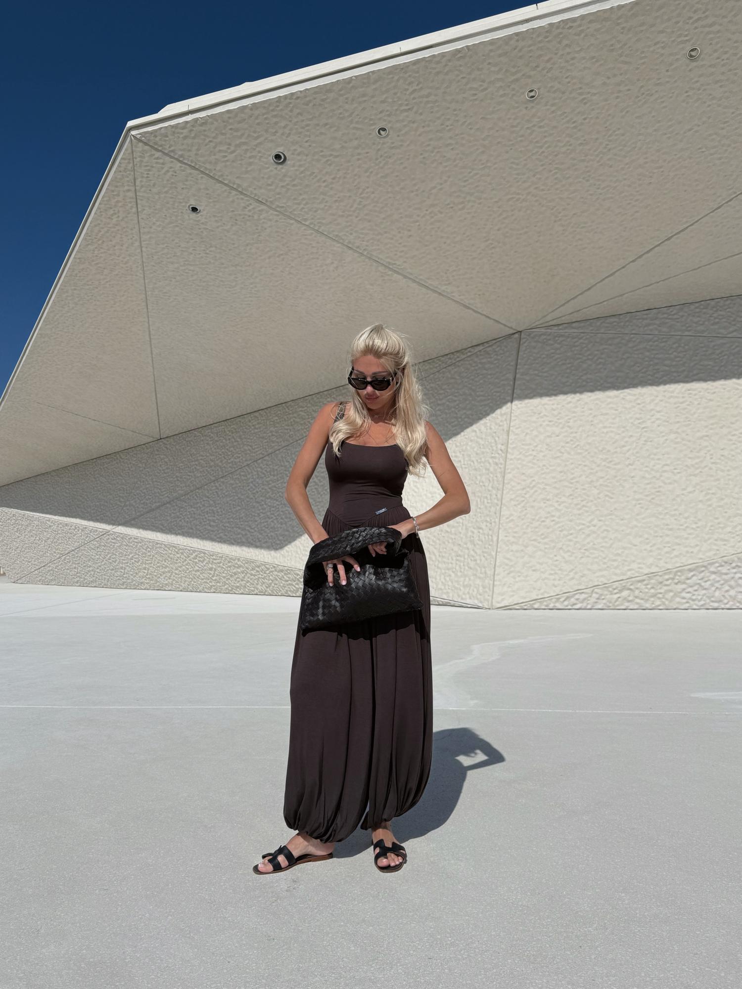 Комбинезон шоколадный