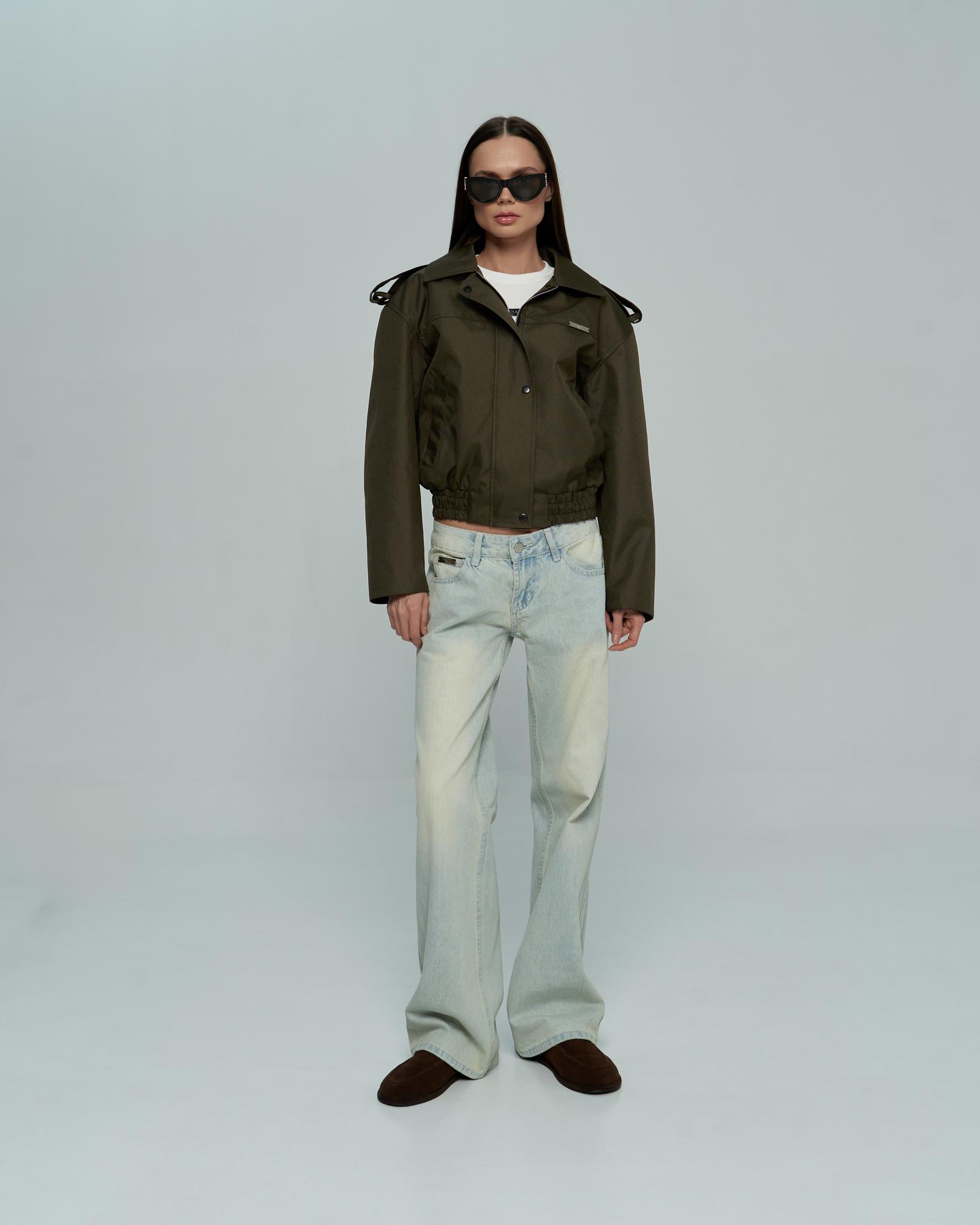 Бомбер зеленый