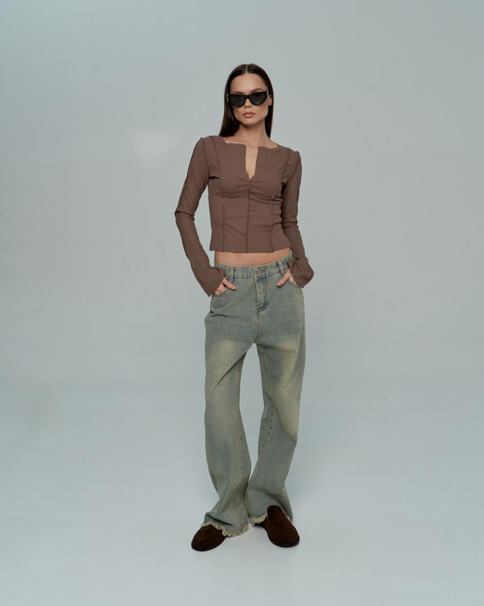 Лонгслив корич. 26