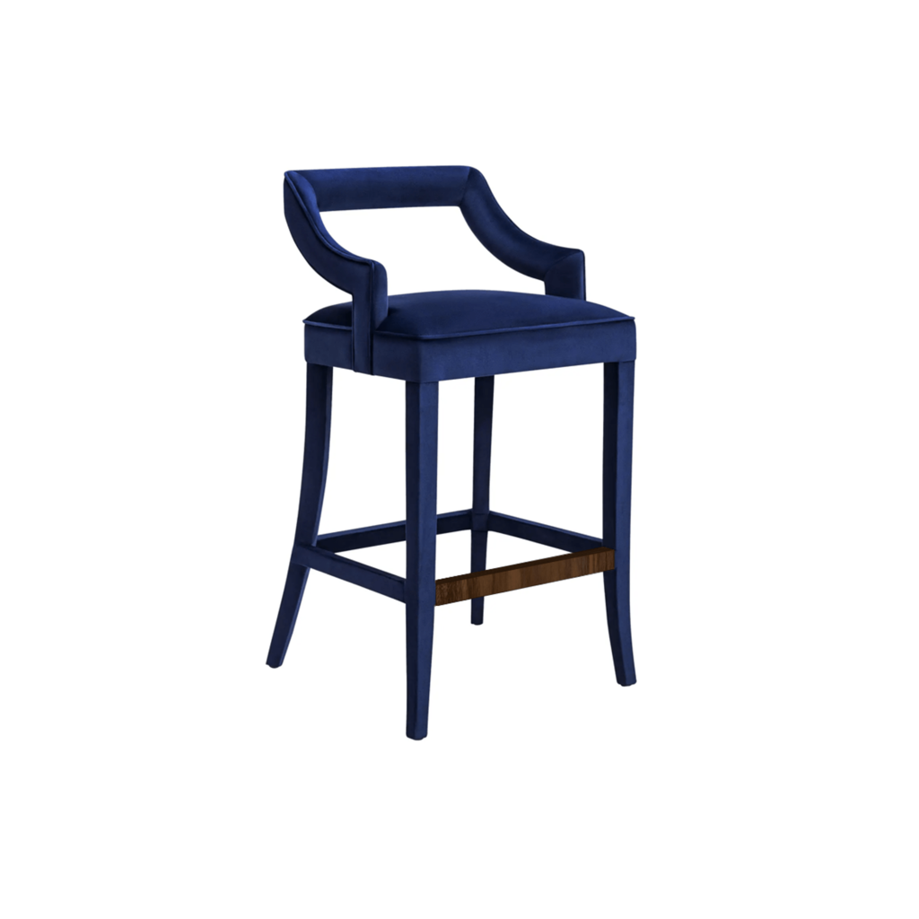 Барный стул VELVET NAVY
