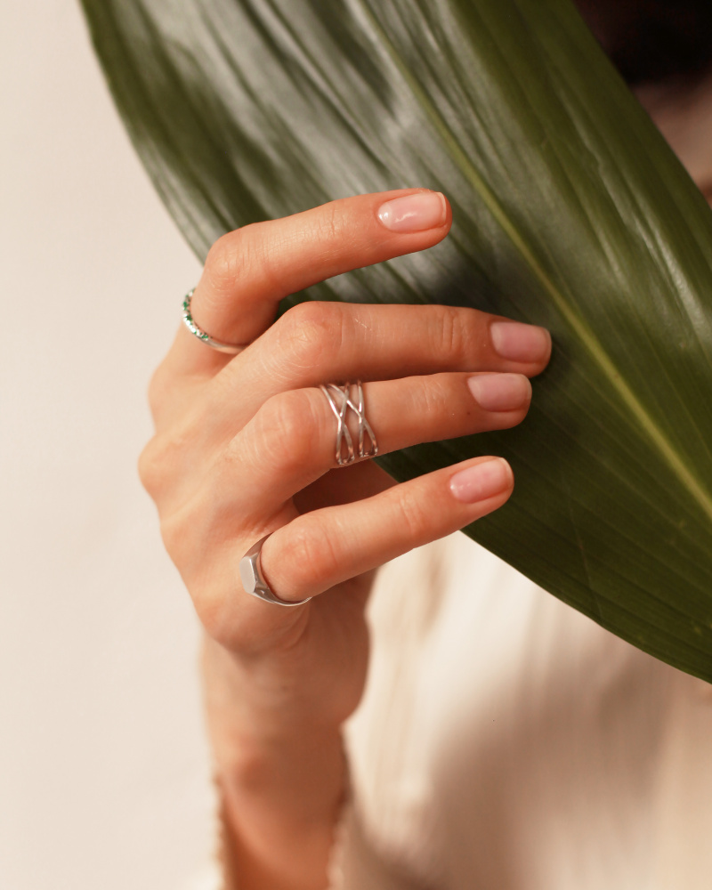 Кольцо-кафф "Эллипсы"