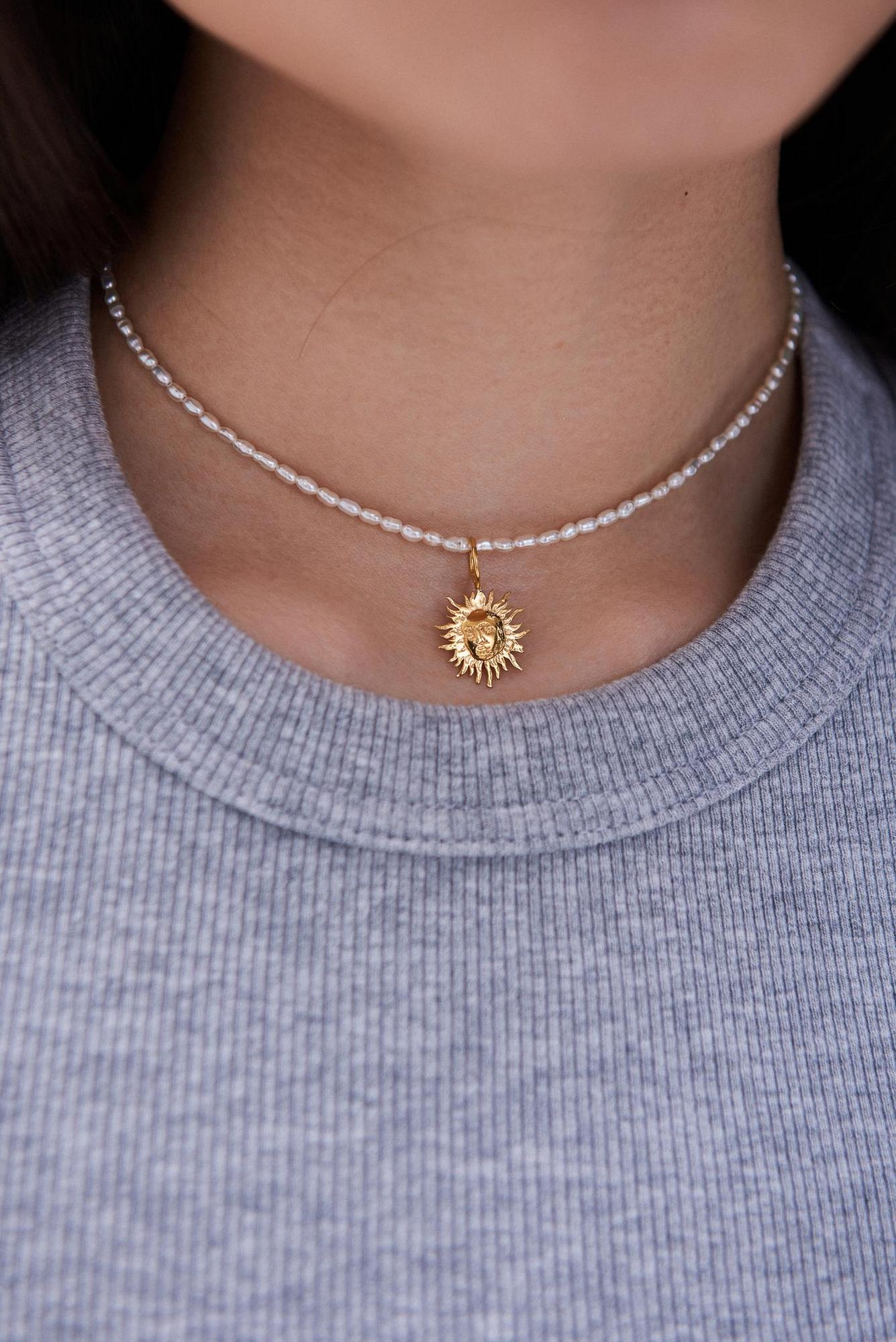 Подвеска "Сияй" малая в позолоте