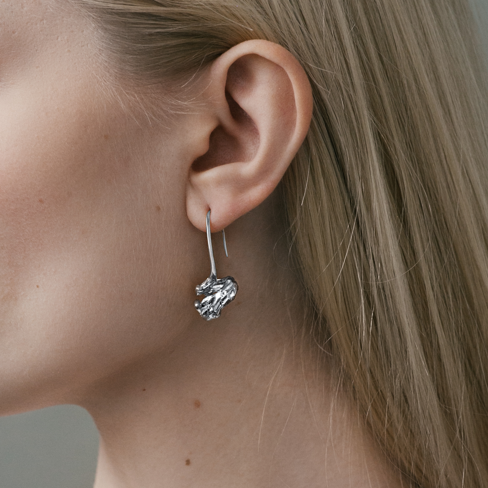 Серьги Карамель Завитки