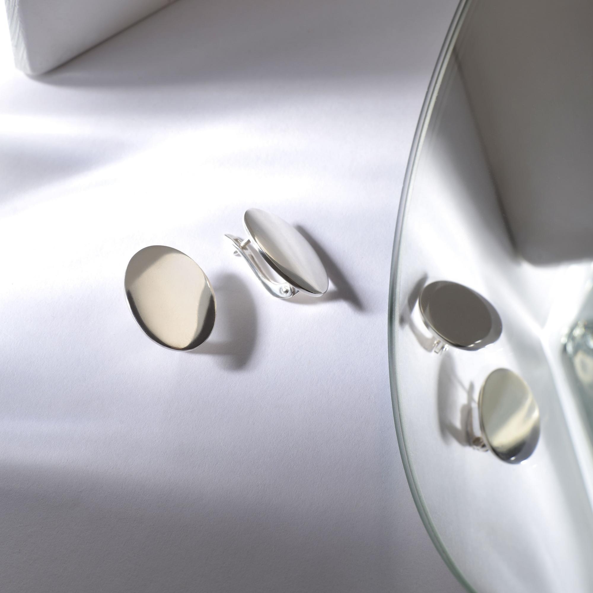 Серебряные серьги Зеркала - Specchi