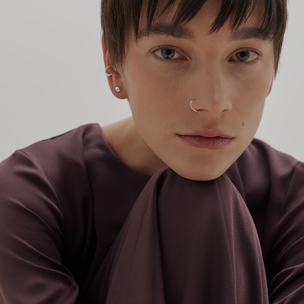 Кольцо на крыло носа - Naso