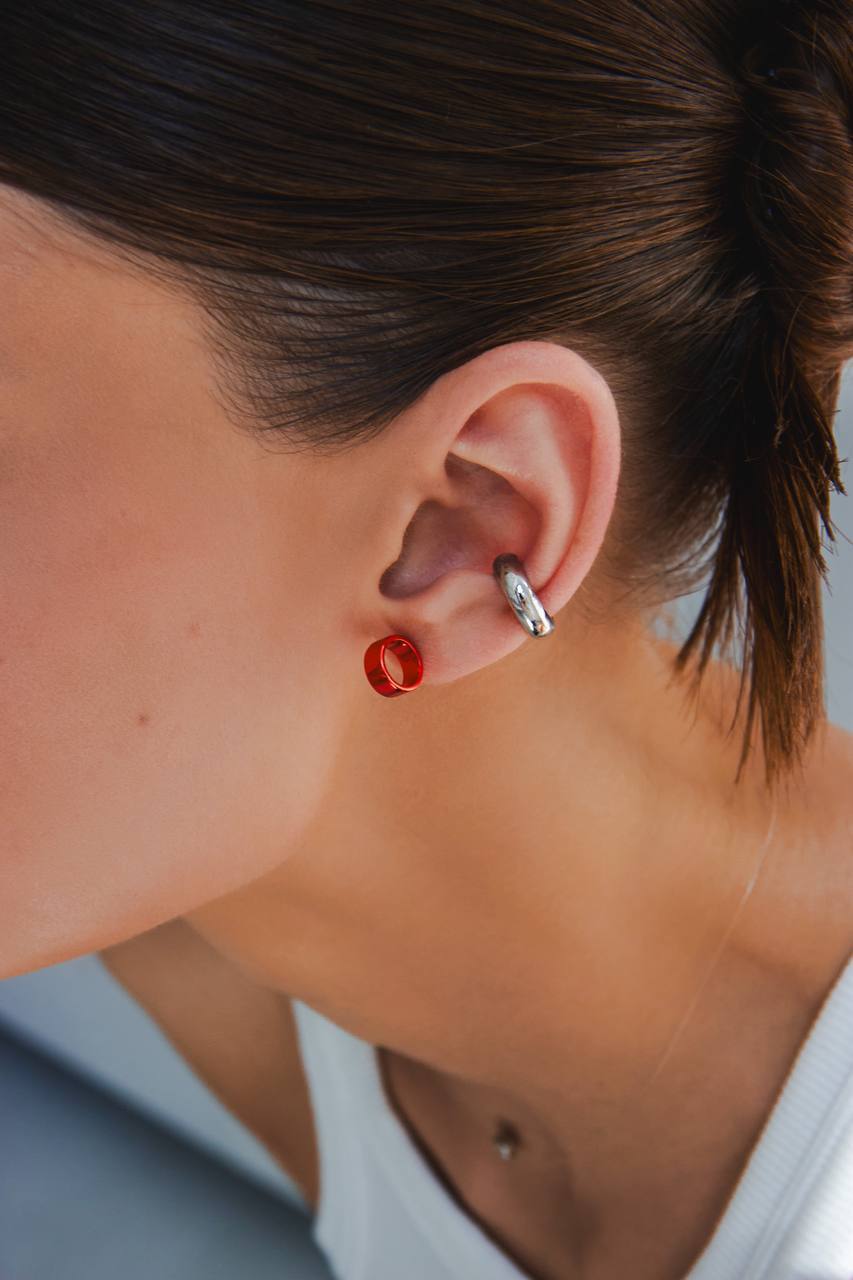 Серьги-пусеты "Музыка нас связала"