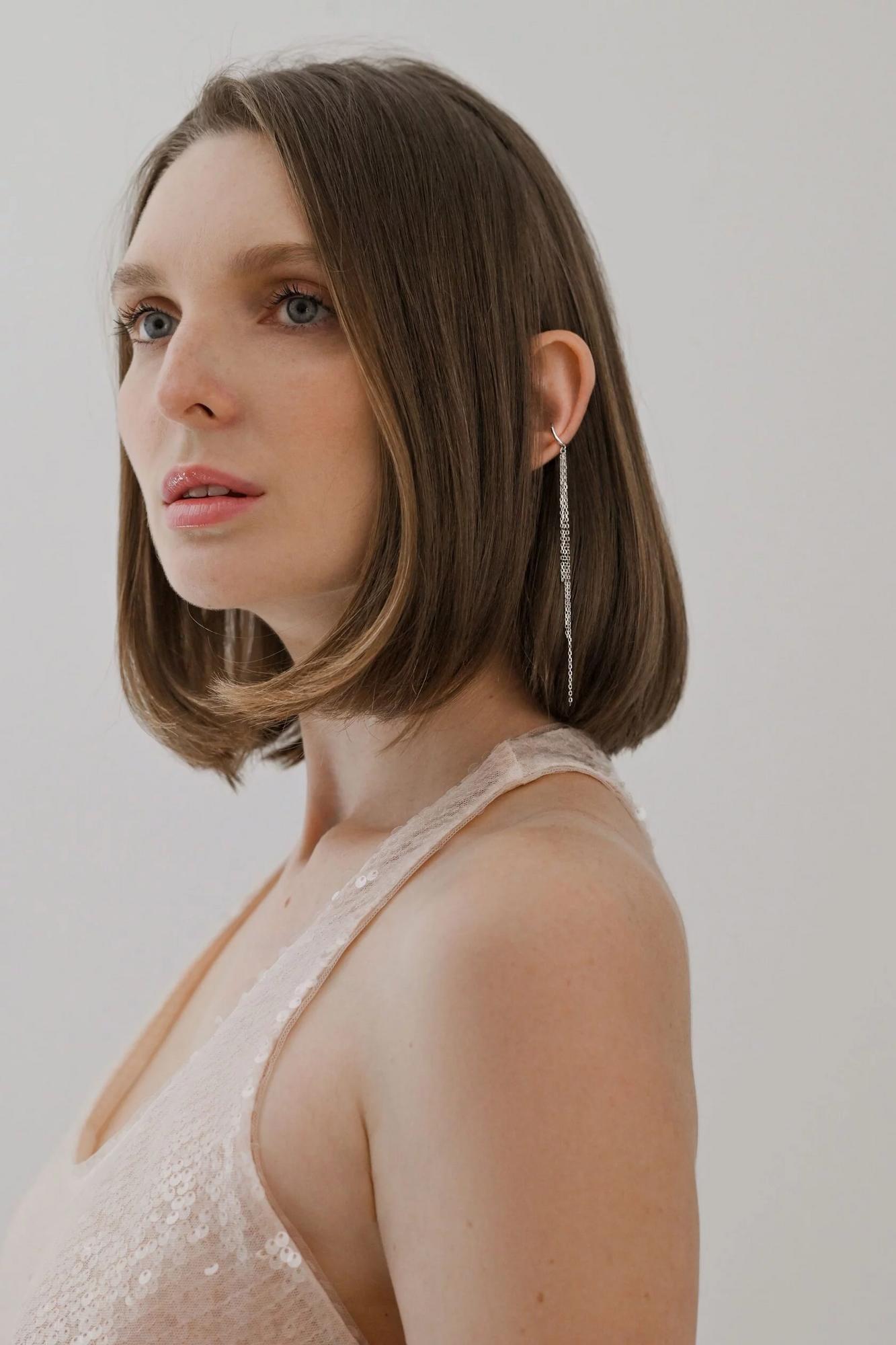 Кафф с цепочками праздник - poly party