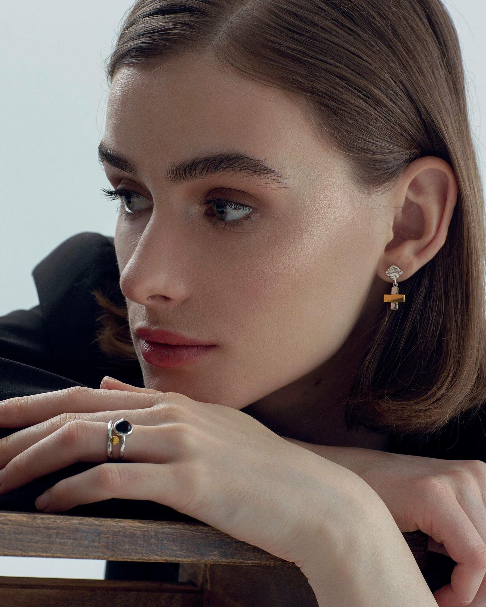 Серьги Мозаика кресты