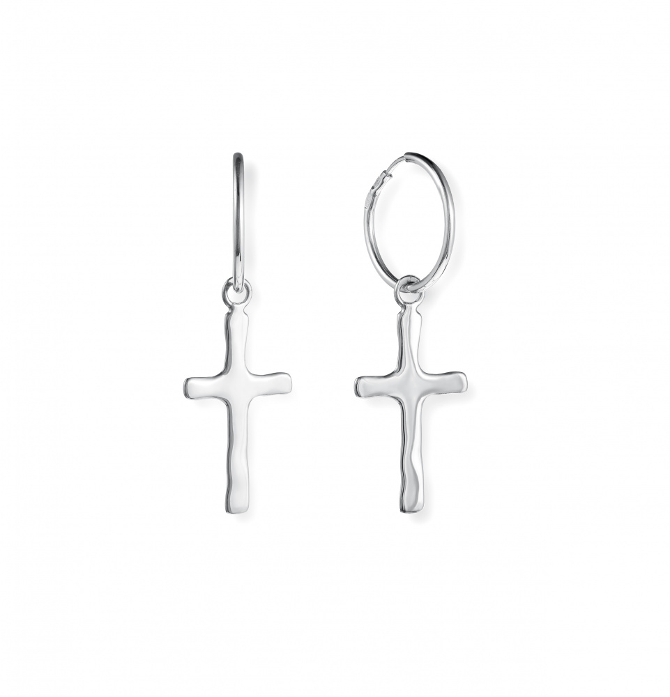 Серьги Крестики