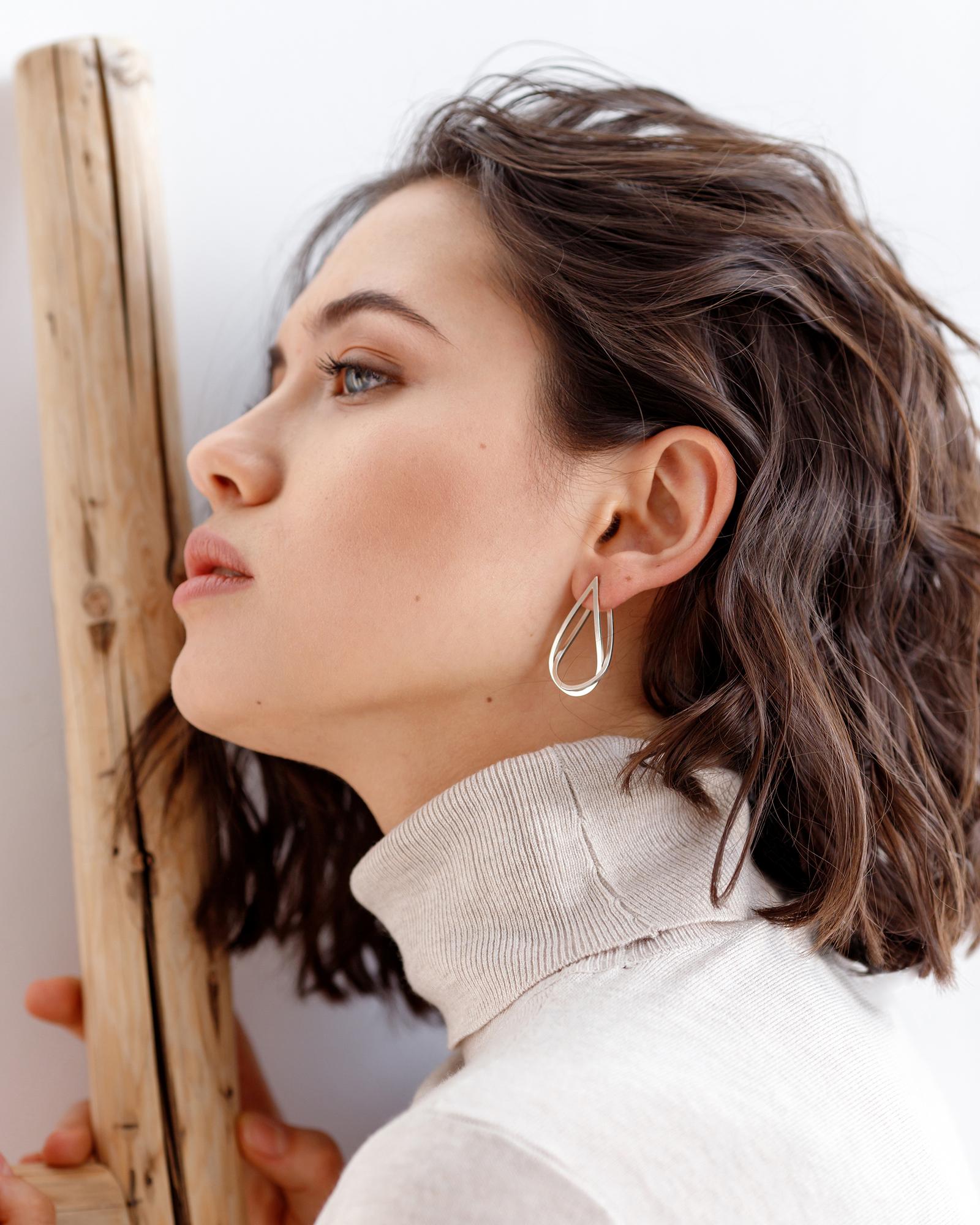 Двойные Серьги Double Drop Earring (DD-E)