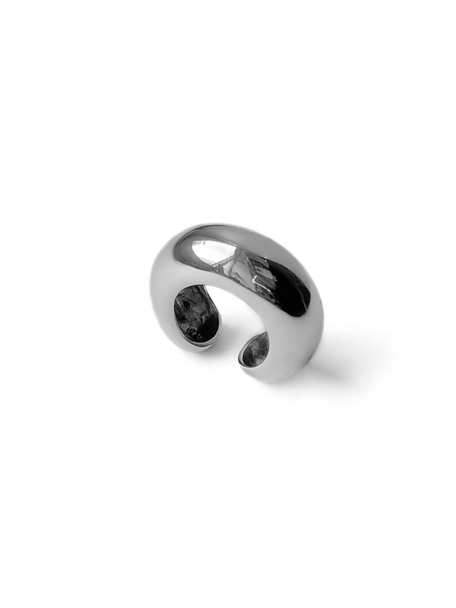 Серьга-кафф пузырь- Bubble, как бублик