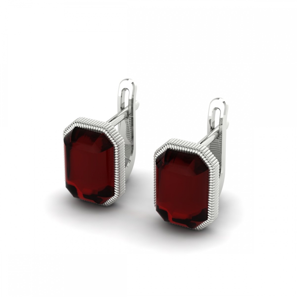 Серьги из натурального янтаря