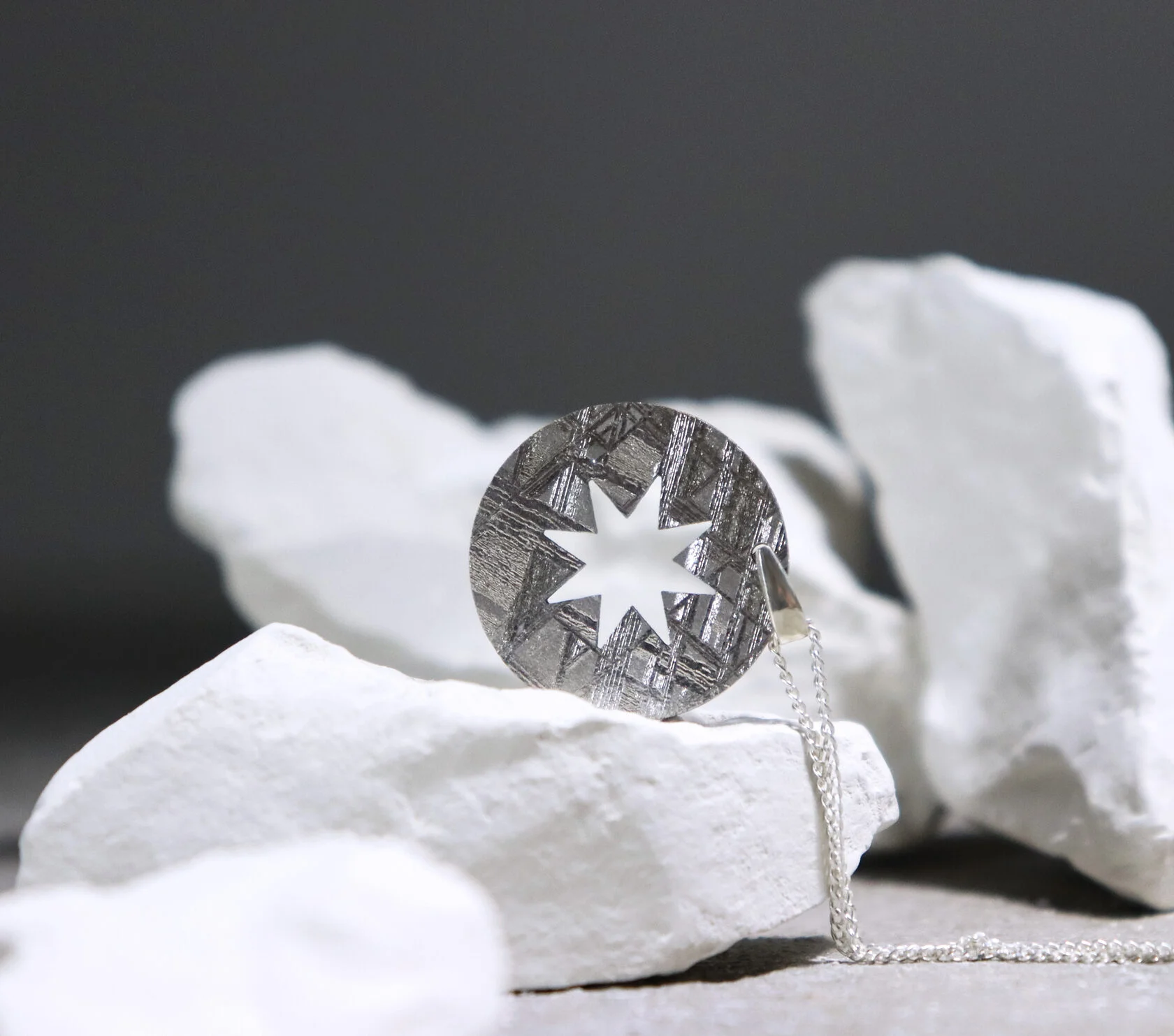 подвеска - звезда в круге