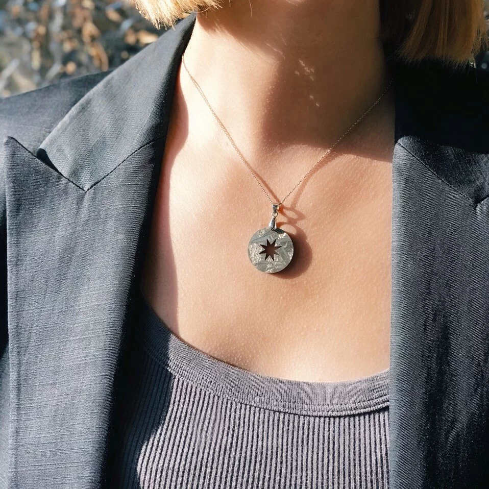 подвеска - звезда в круге