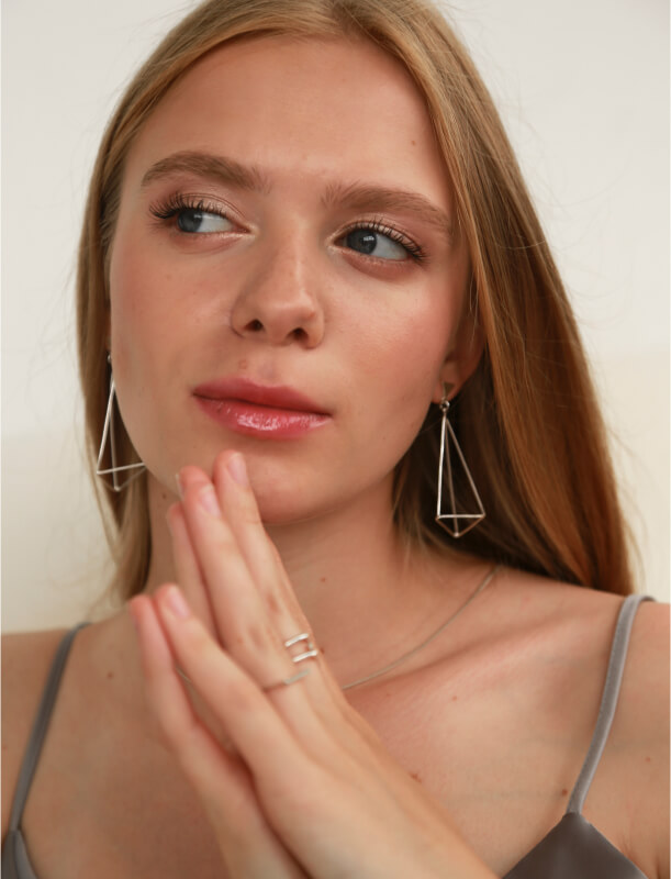 Серьги «Грани»