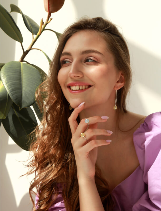 Серьги «Из жизни планет»