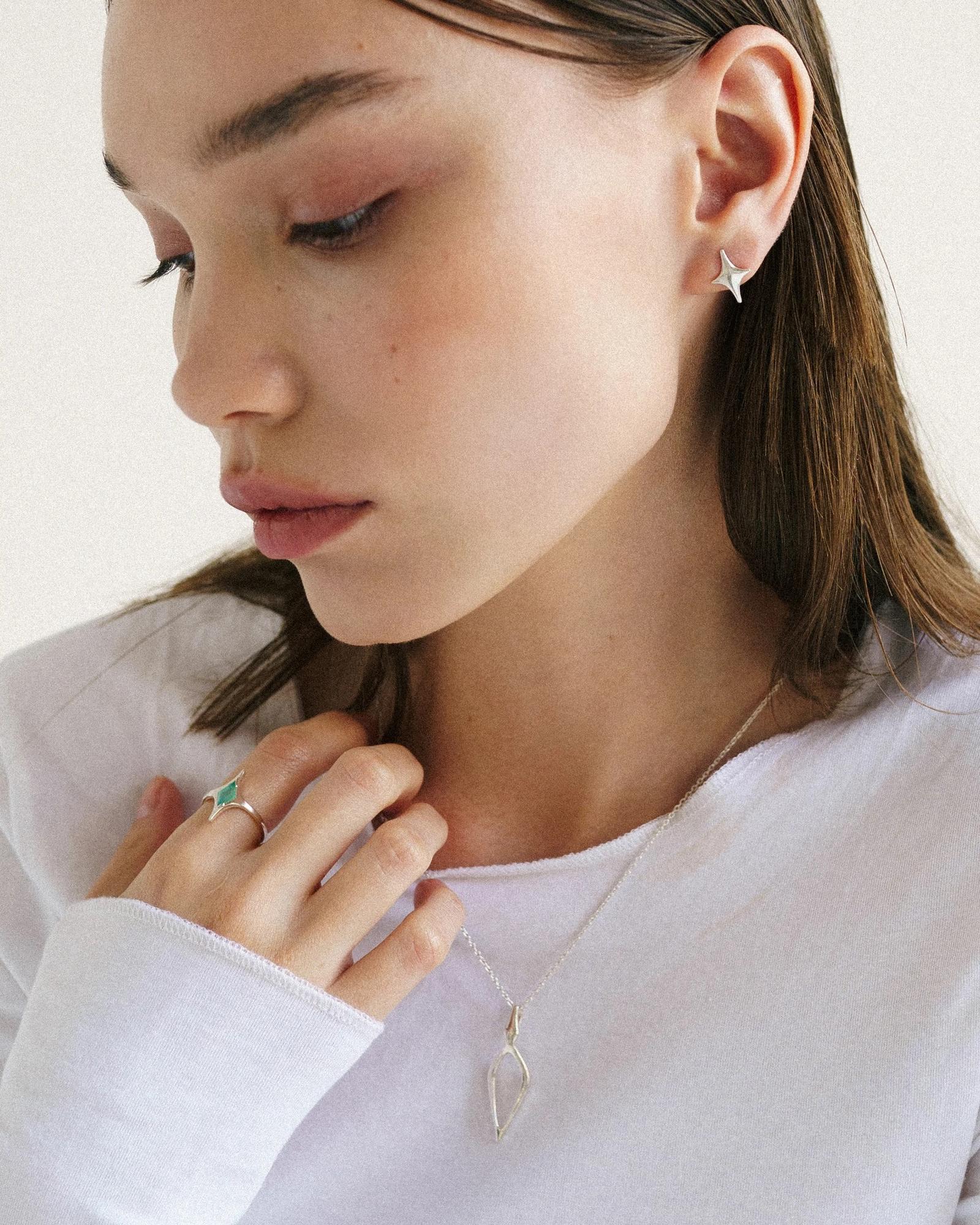 Кольцо МАР - MAR с зеленым опалом