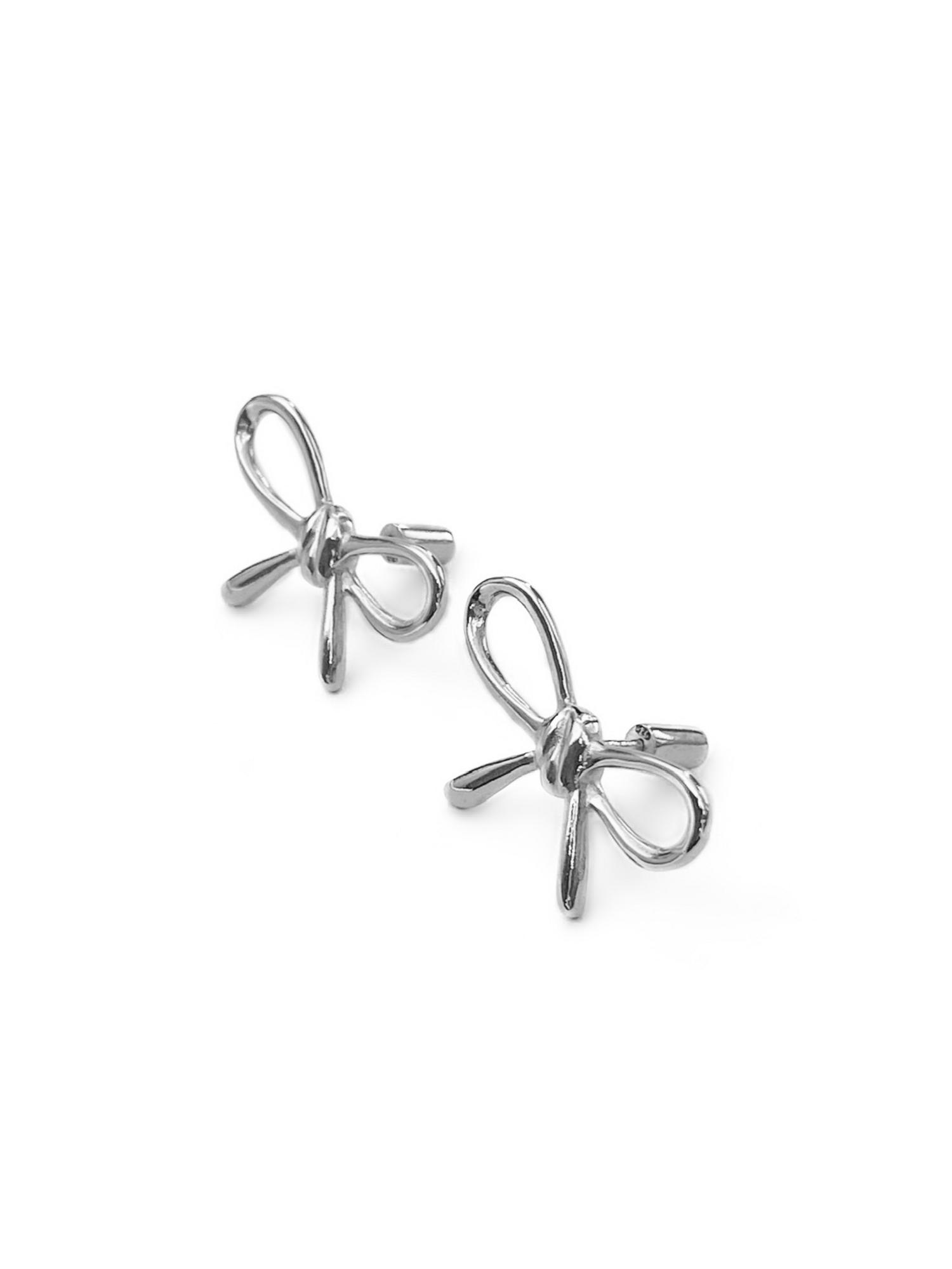 Серьги-пусеты «Бант»