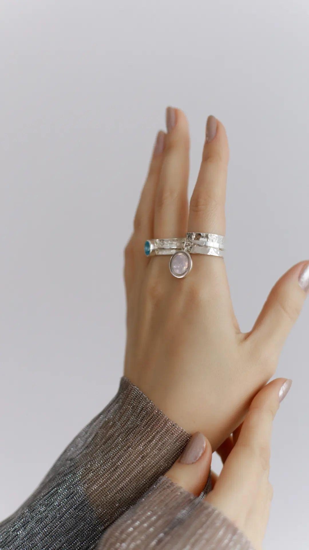 Кольцо МЕДИТАЦИЯ - MEDITATION с подвесом