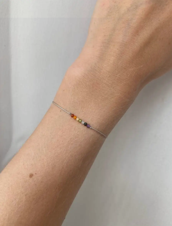 Браслет из натуральных камней " 7 чакр "