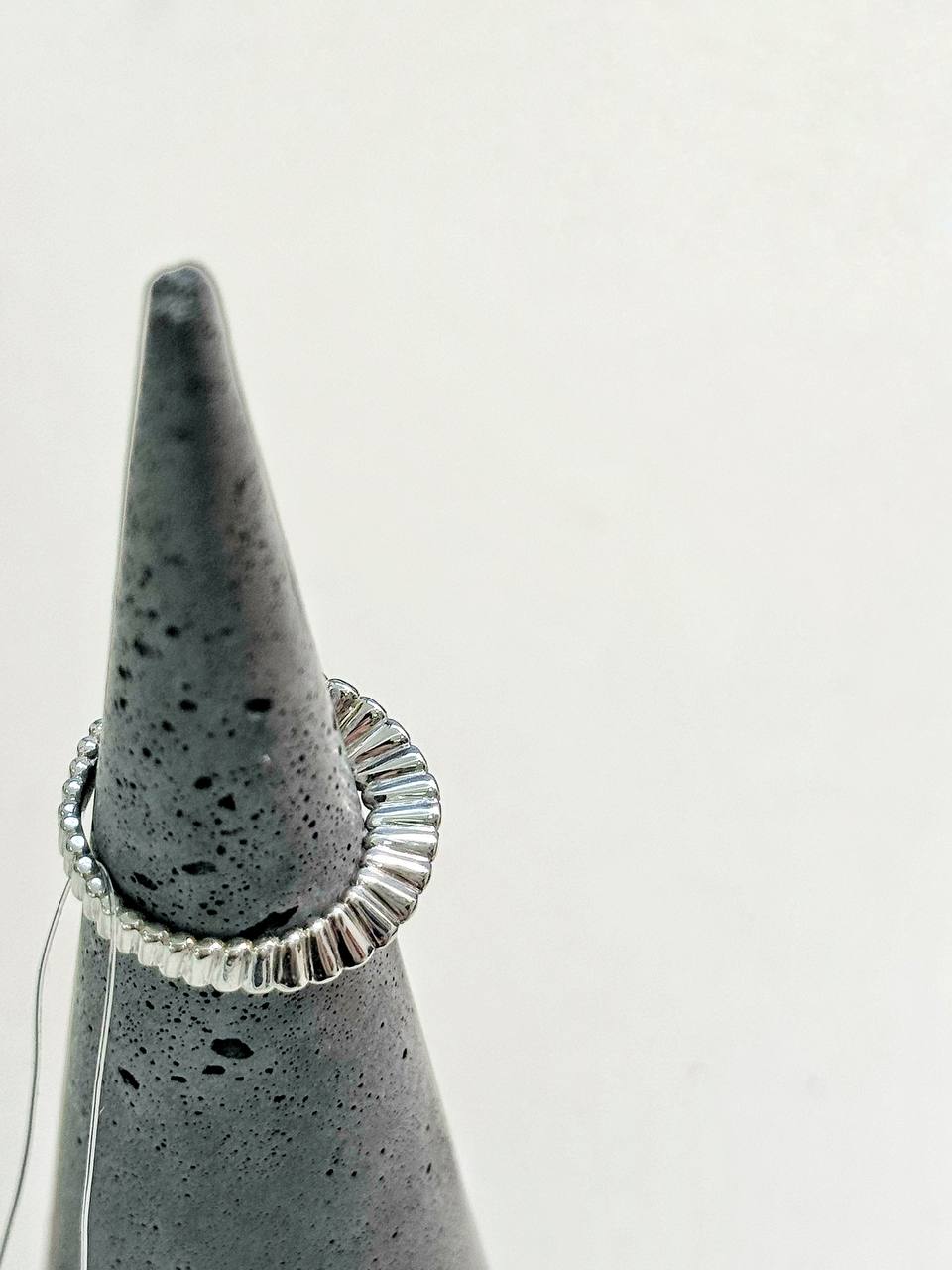 Серебряное кольцо Кокошник