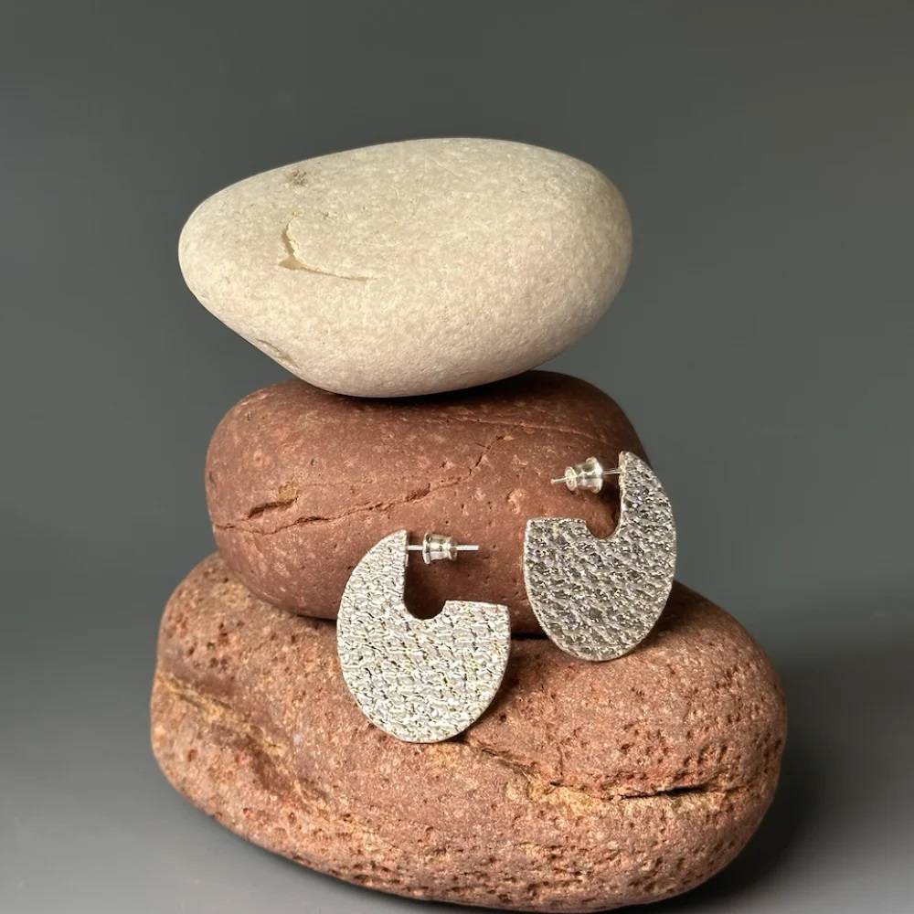 Серьги фактурные E5036R