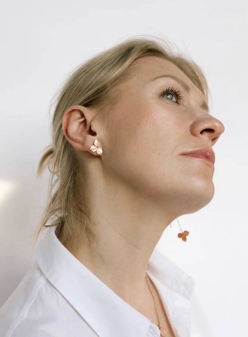 Протяжки Гортензия асимметрия позолота