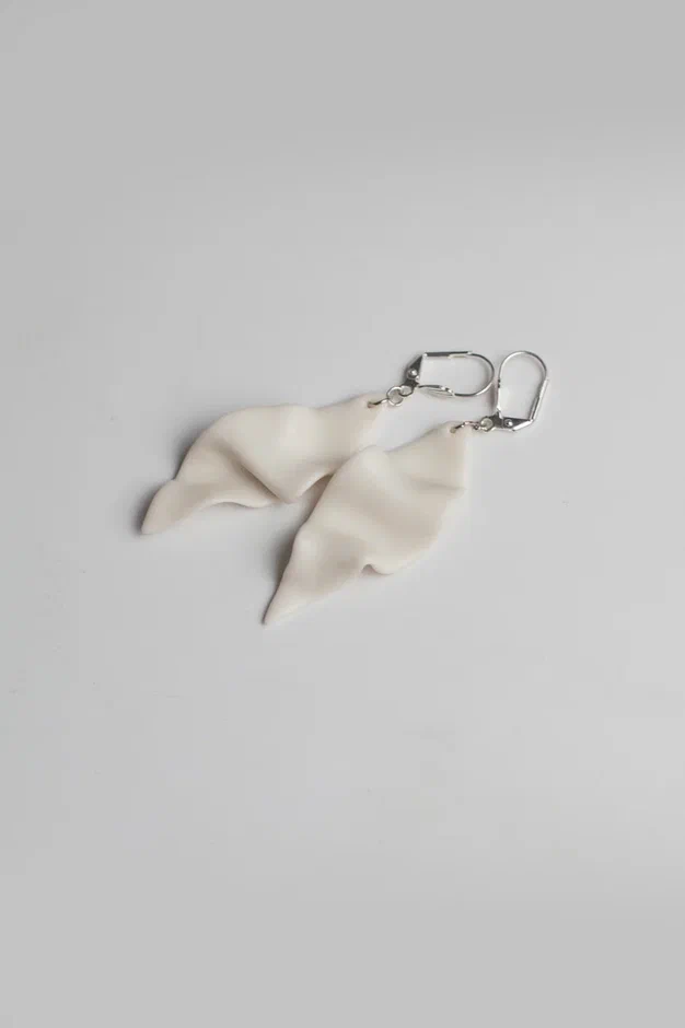 Серьги из фарфора S-114