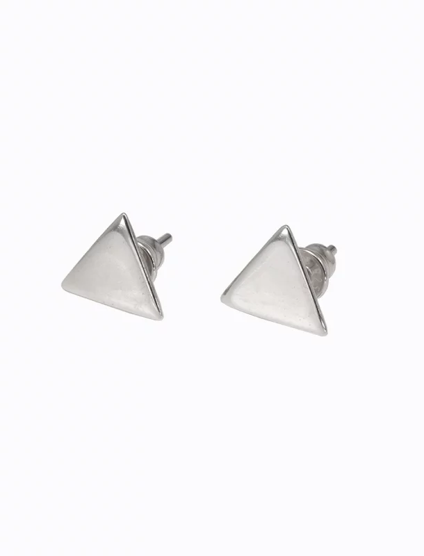 Серьги-пусеты Треугольник