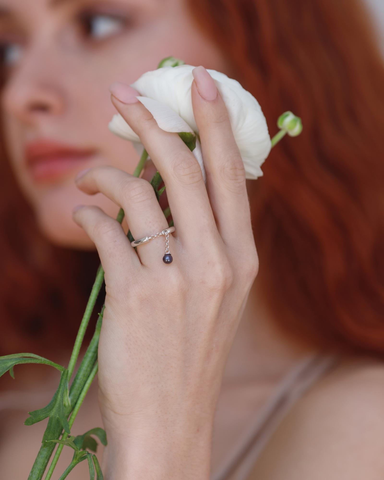 Кольцо Вибрация и жемчужина - Vibe and Pearl (VP-R)