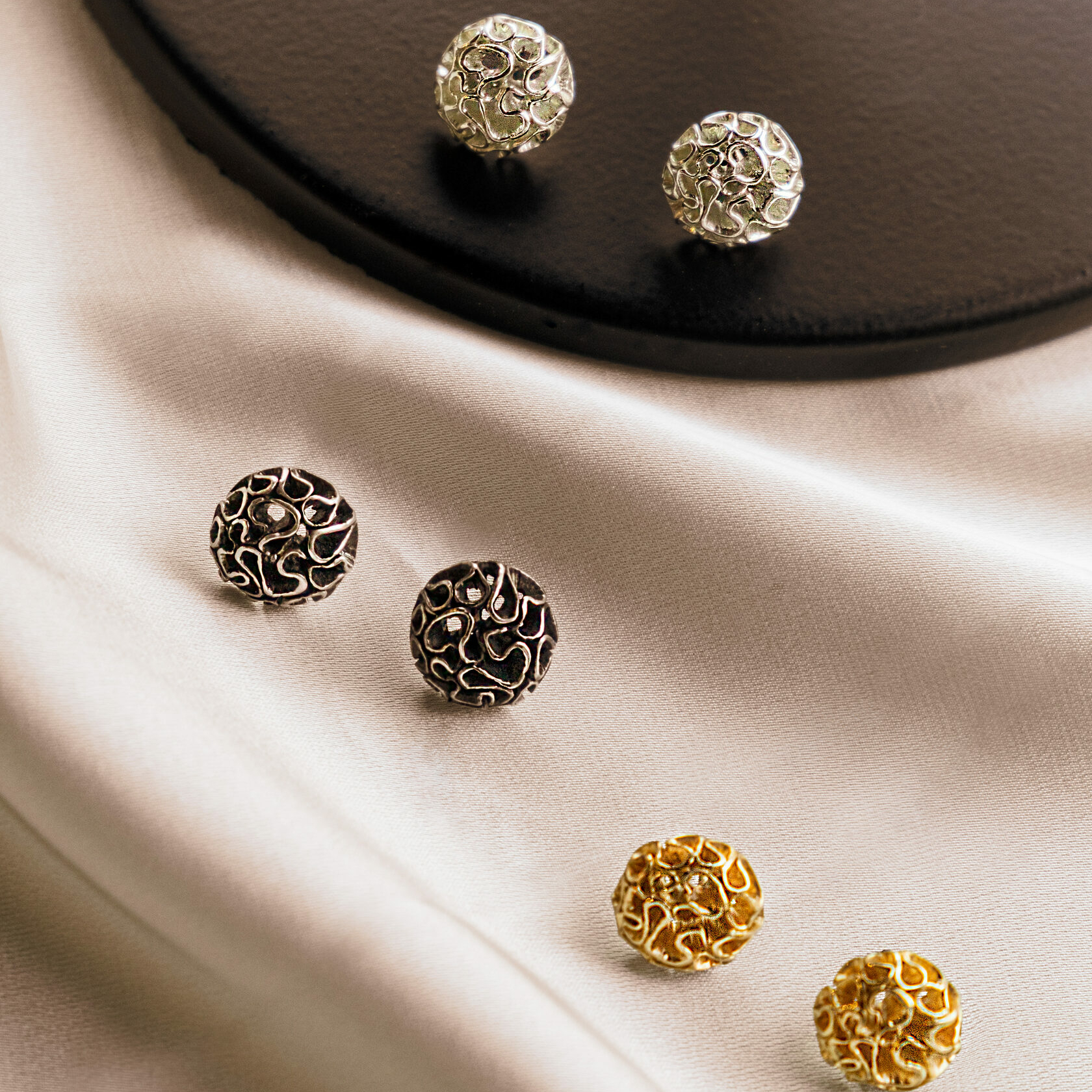 Серьги Кружево