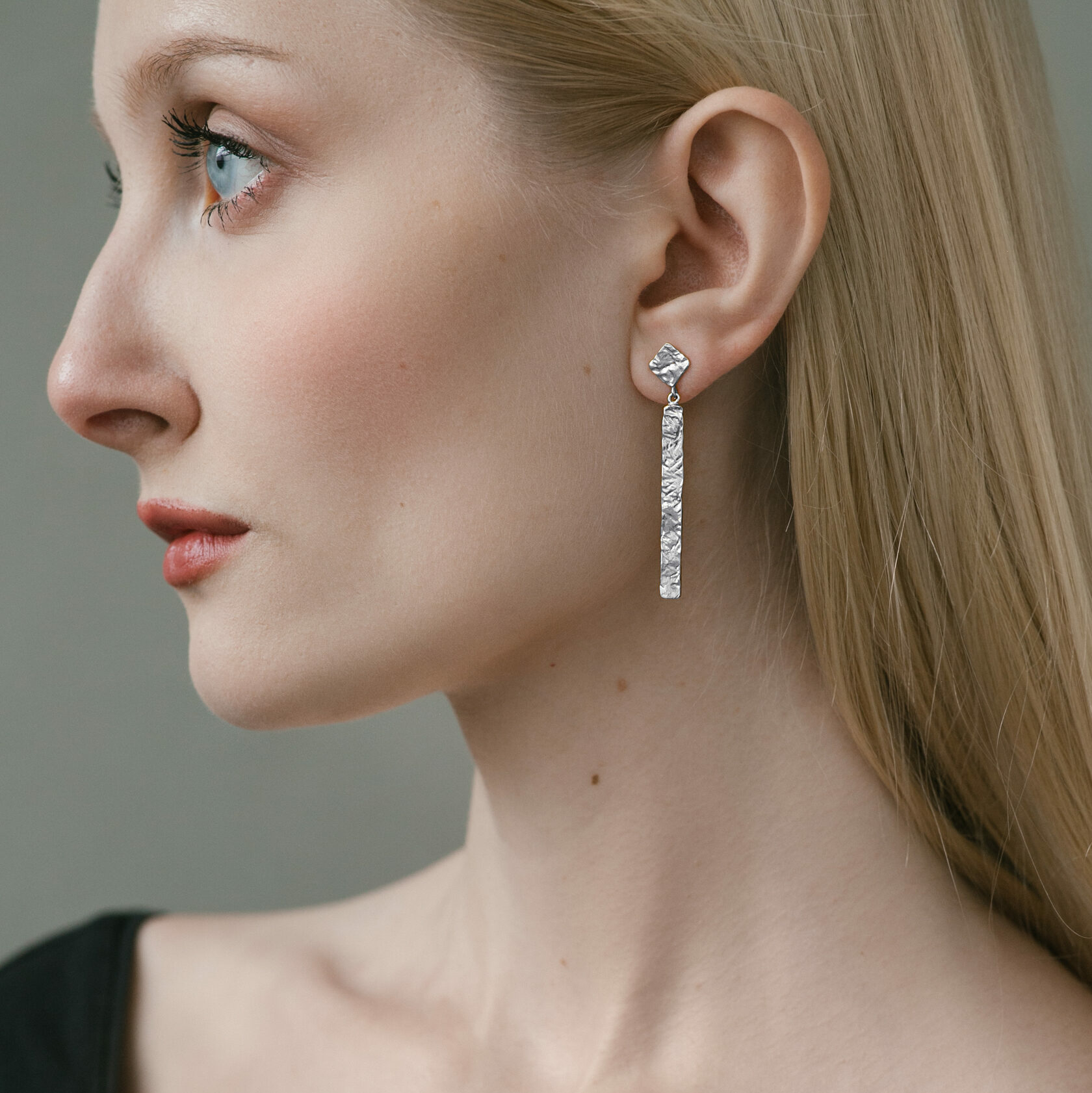 Серьги Мозаика длинные