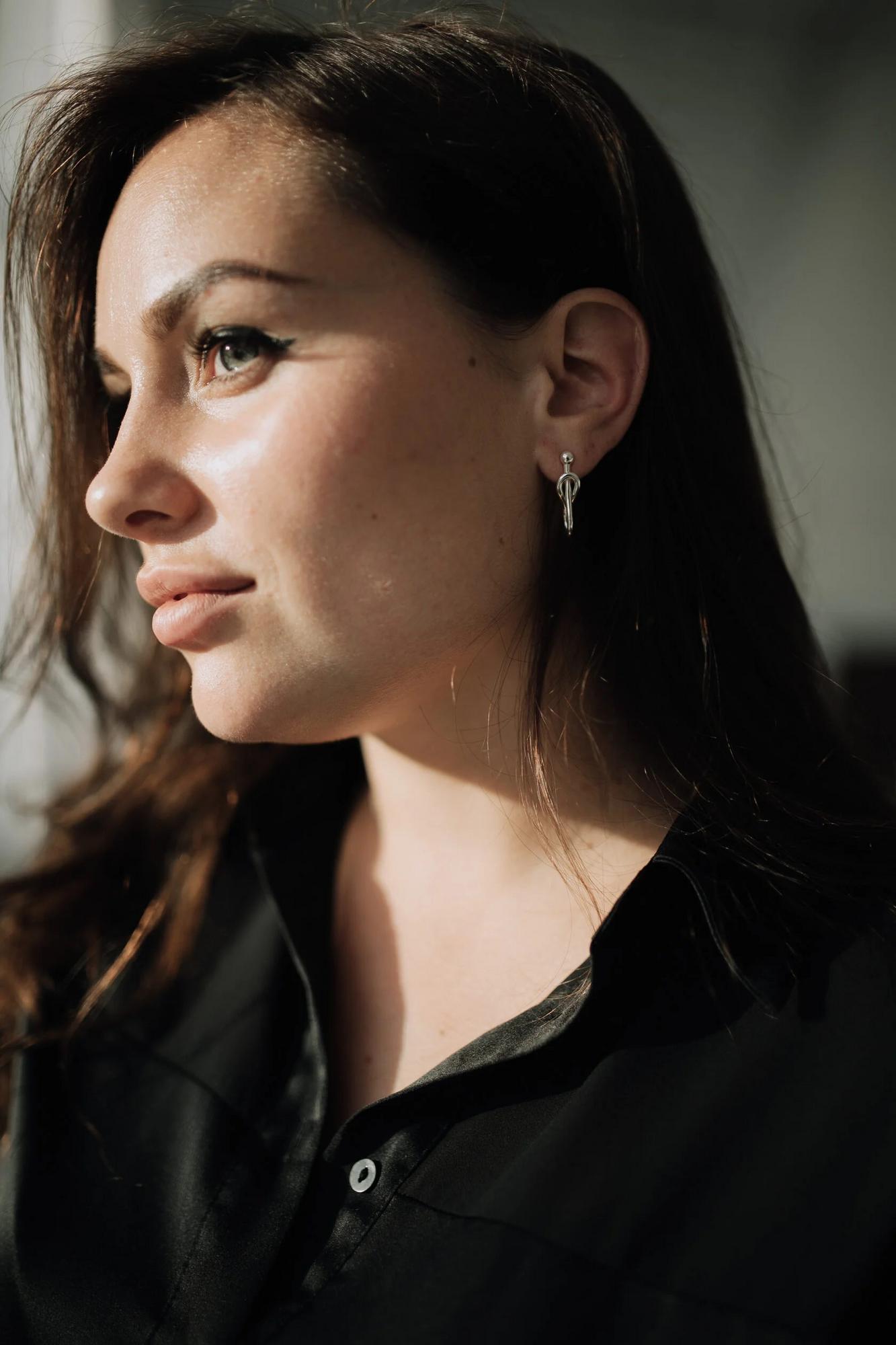 Серьги "Петля"