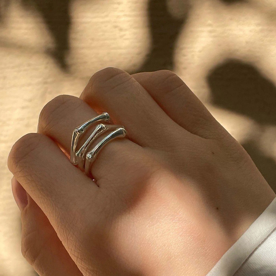 Кольцо ТРОЙНОЙ БАМБУК - TRIPLE BAMBOO