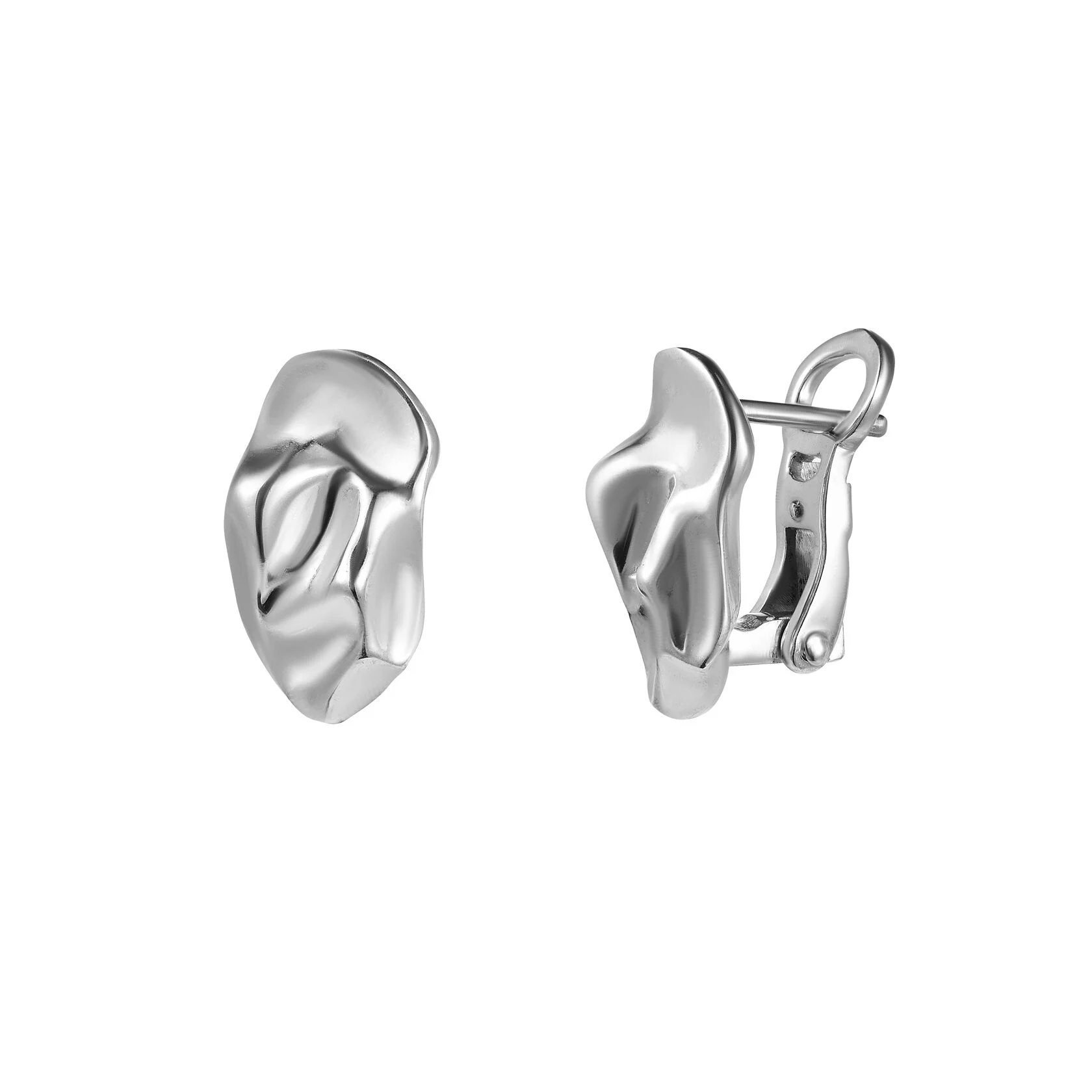 Серьги Мятые