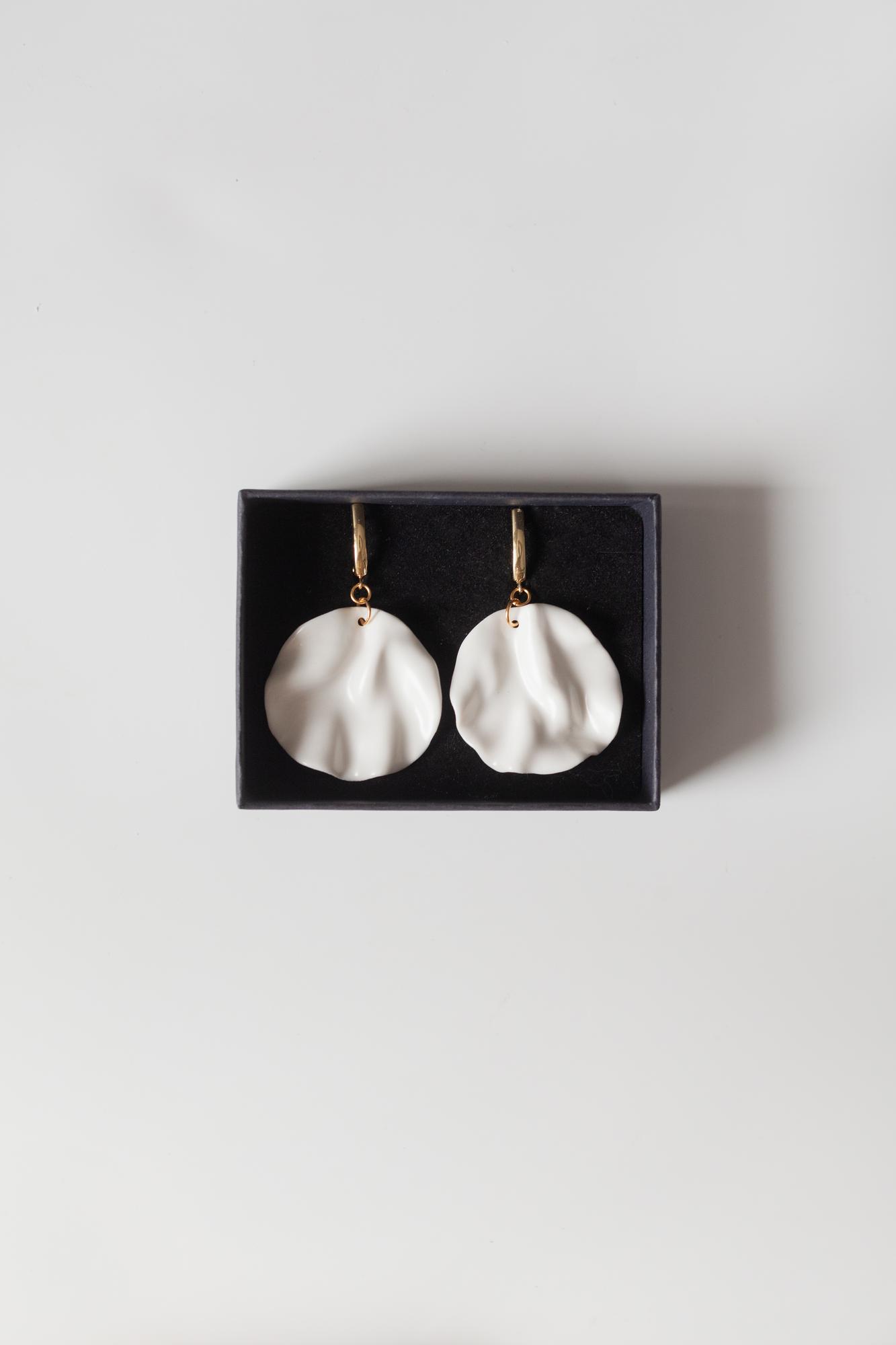 Серьги на швензах «Волна» S-132