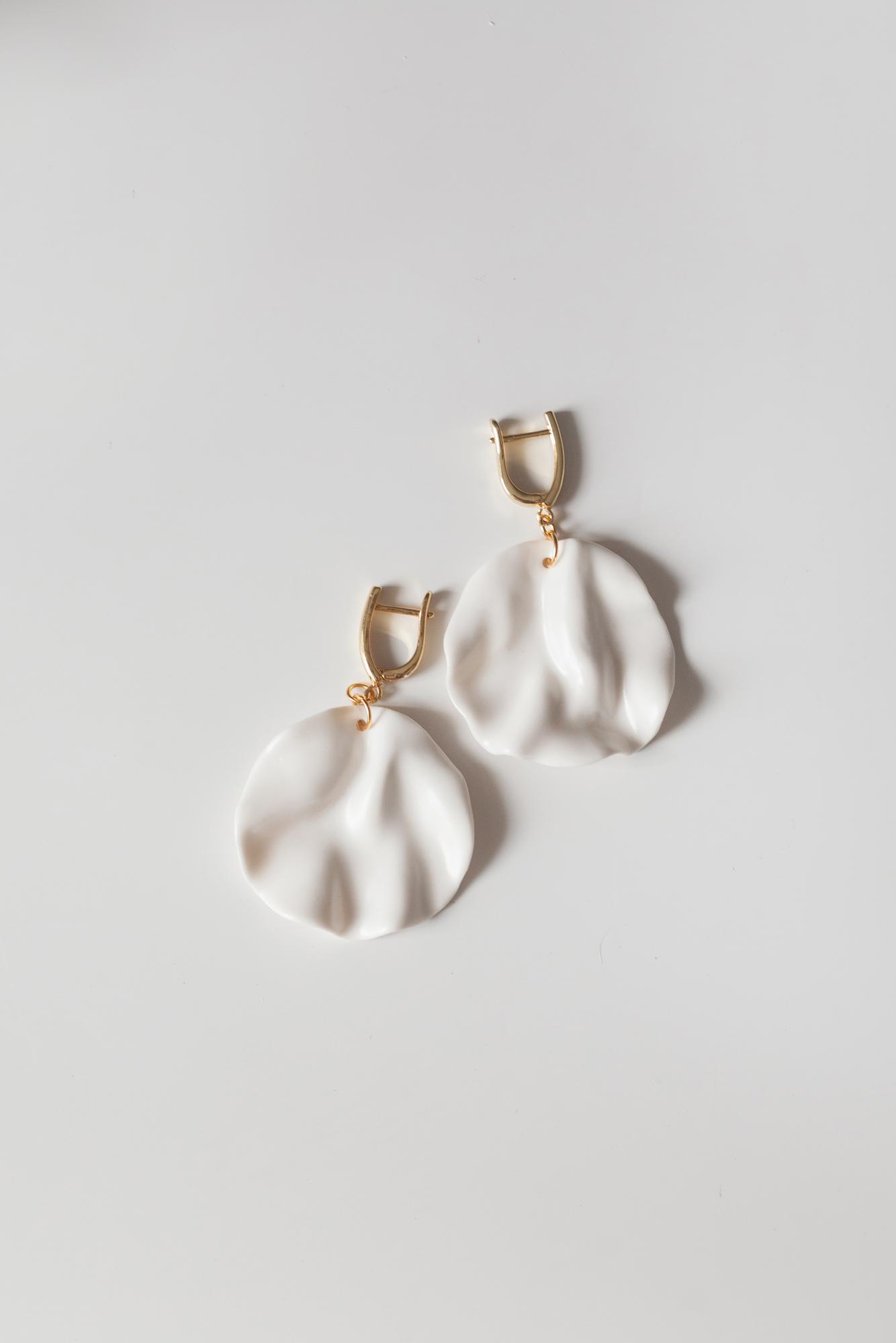 Серьги на швензах «Волна» S-132