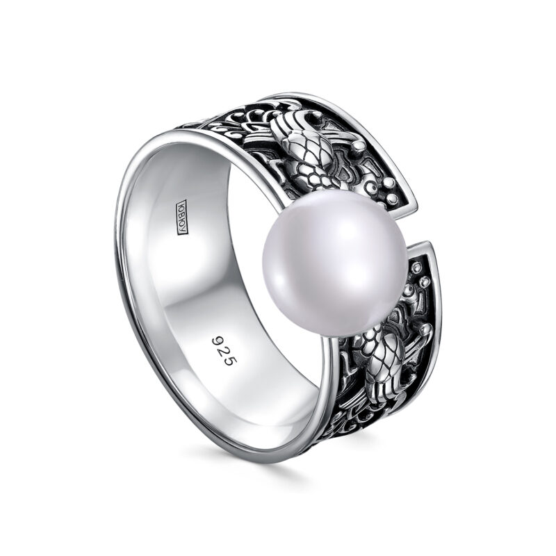 Кольцо с жемчугом L'COCO/Л'КОКО