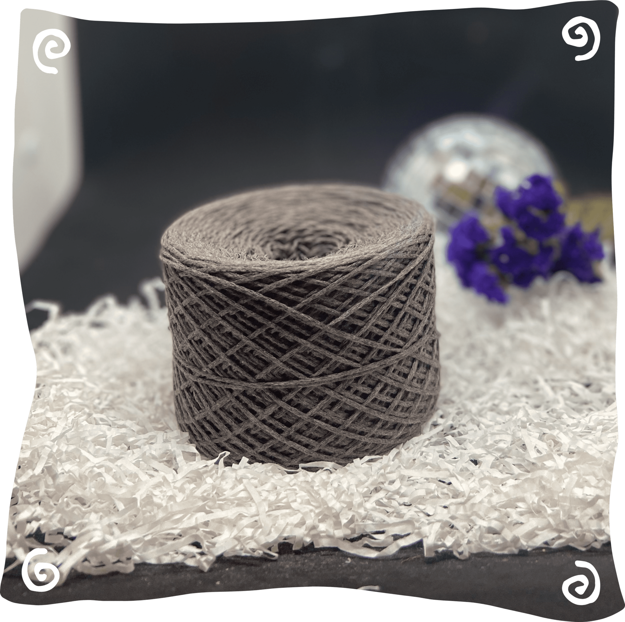 Шнур ХБ вязаный 1 мм, 110г, 400м,  005 - светло-коричневый