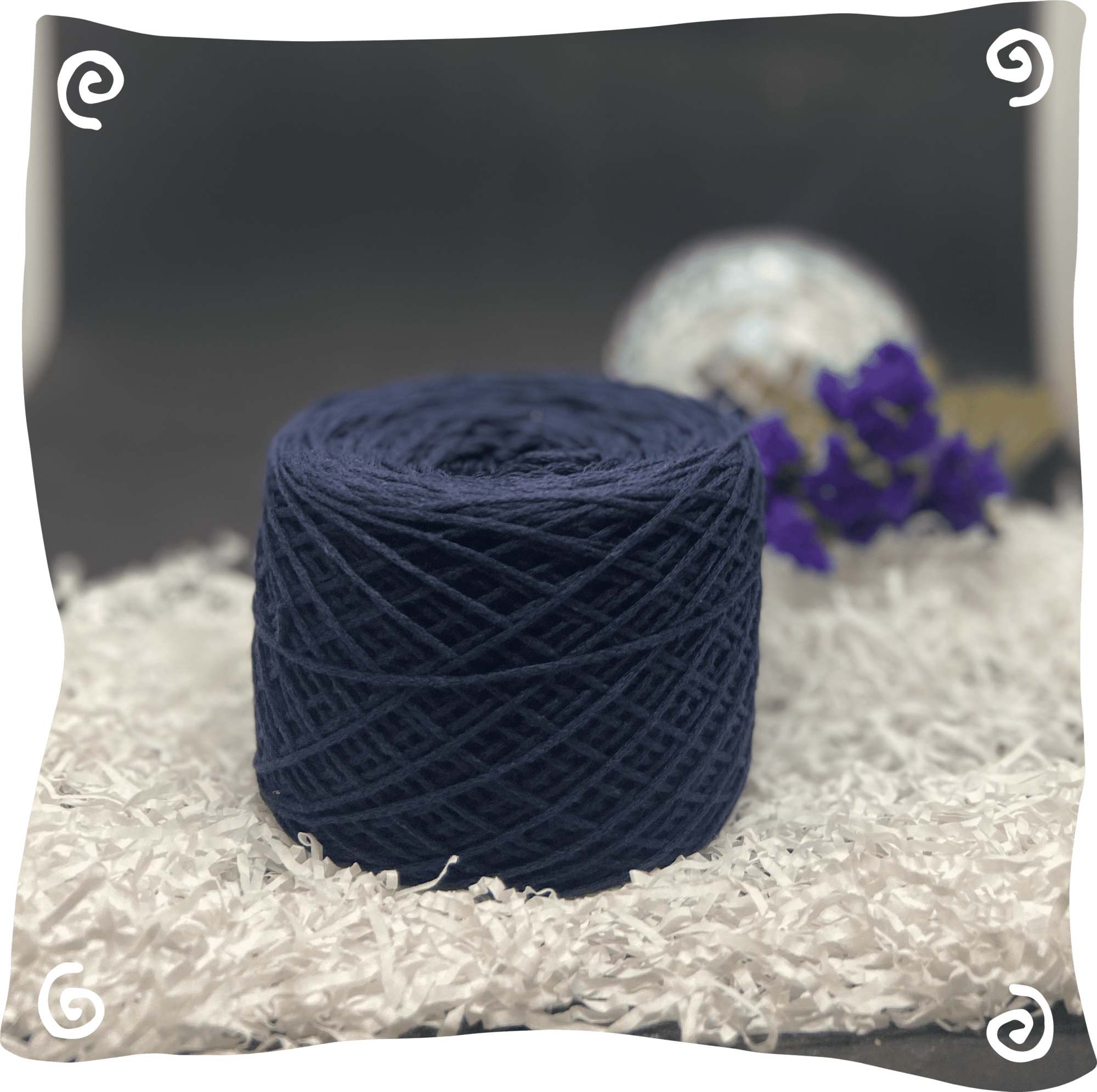 Шнур ХБ вязаный 1 мм, 110г, 400м,  012 - темно-синий
