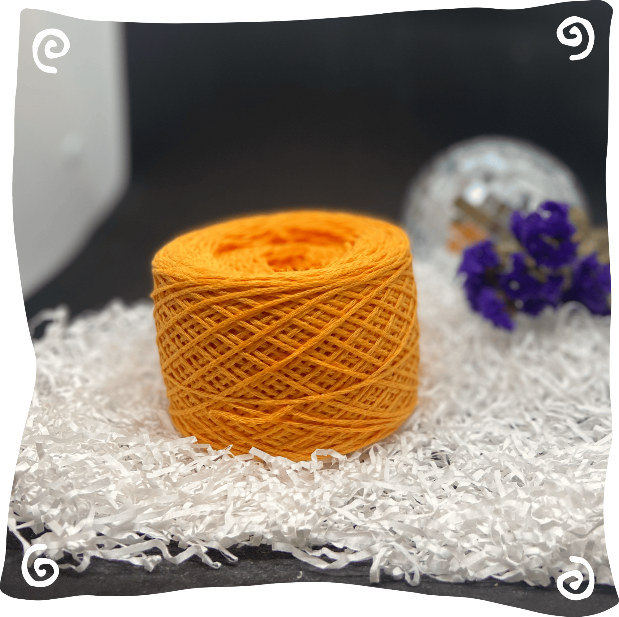 Шнур ХБ вязаный 1 мм, 110г, 400м,  043 - лиса