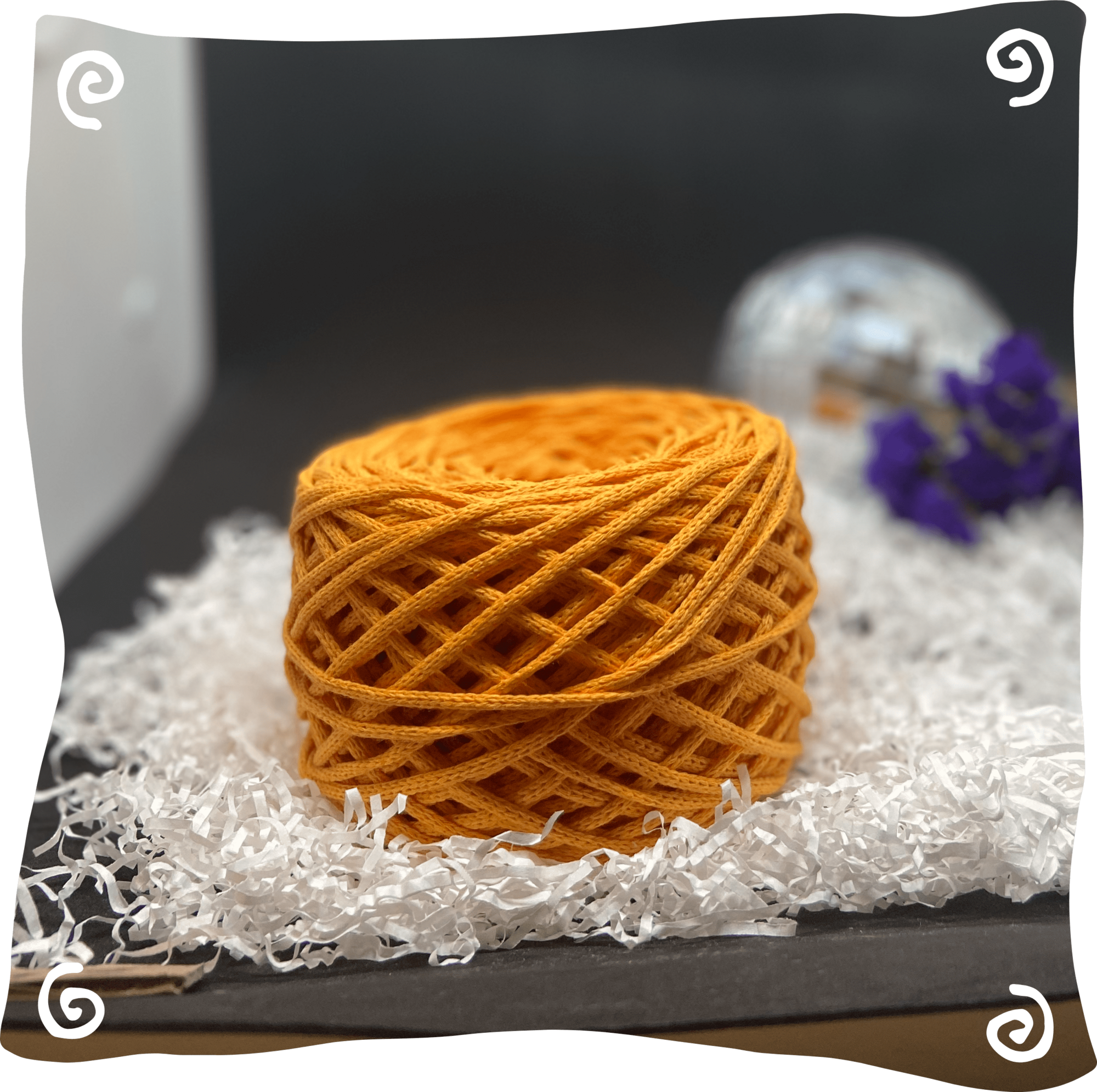 Шнур ХБ вязаный 3 мм, 180г, 100м,  143 - лиса