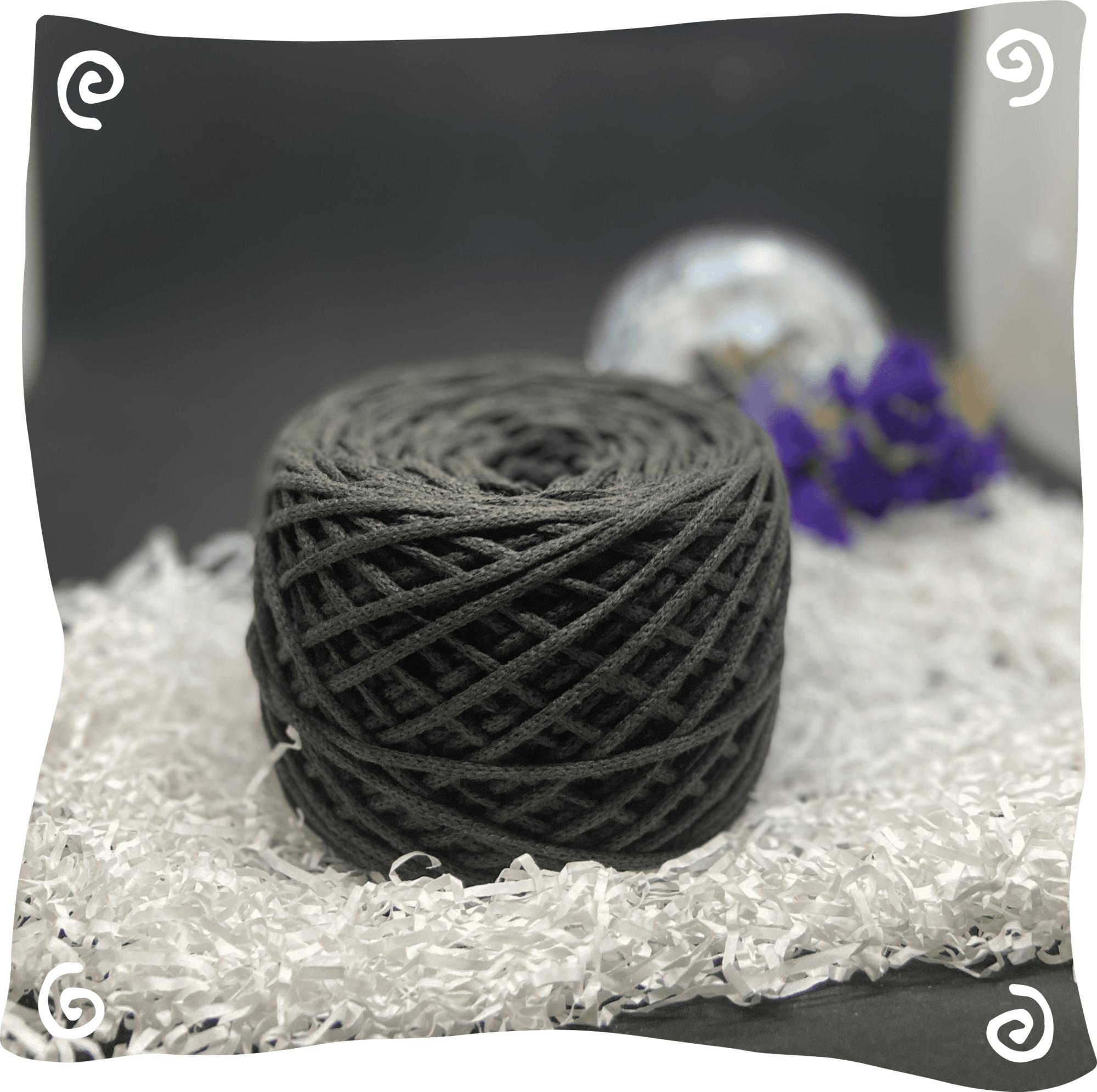 Шнур ХБ вязаный 3 мм, 180г, 100м,  131 - темный хаки