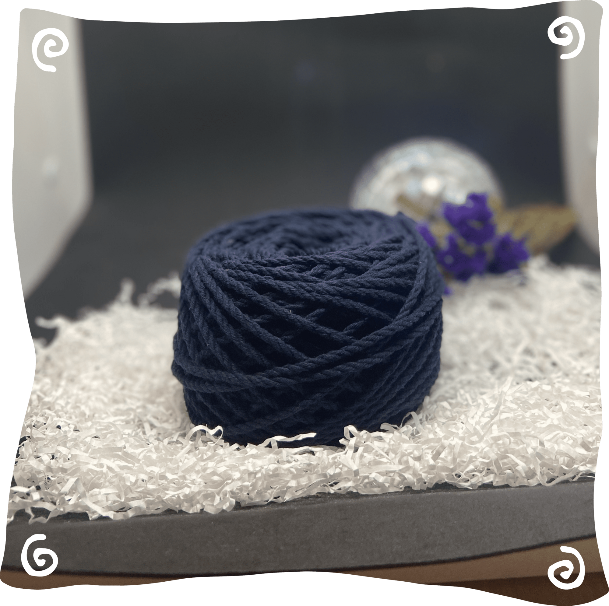 Шнур ХБ крученый 3 мм, 190г, 45м,  212 - темно-синий