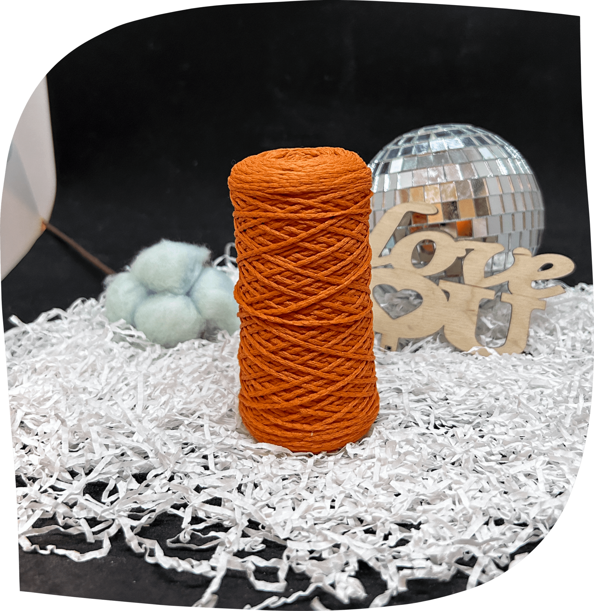 Шнур ПЭ вязаный 1 мм, 75г, 200м,  1029 – оранжевый