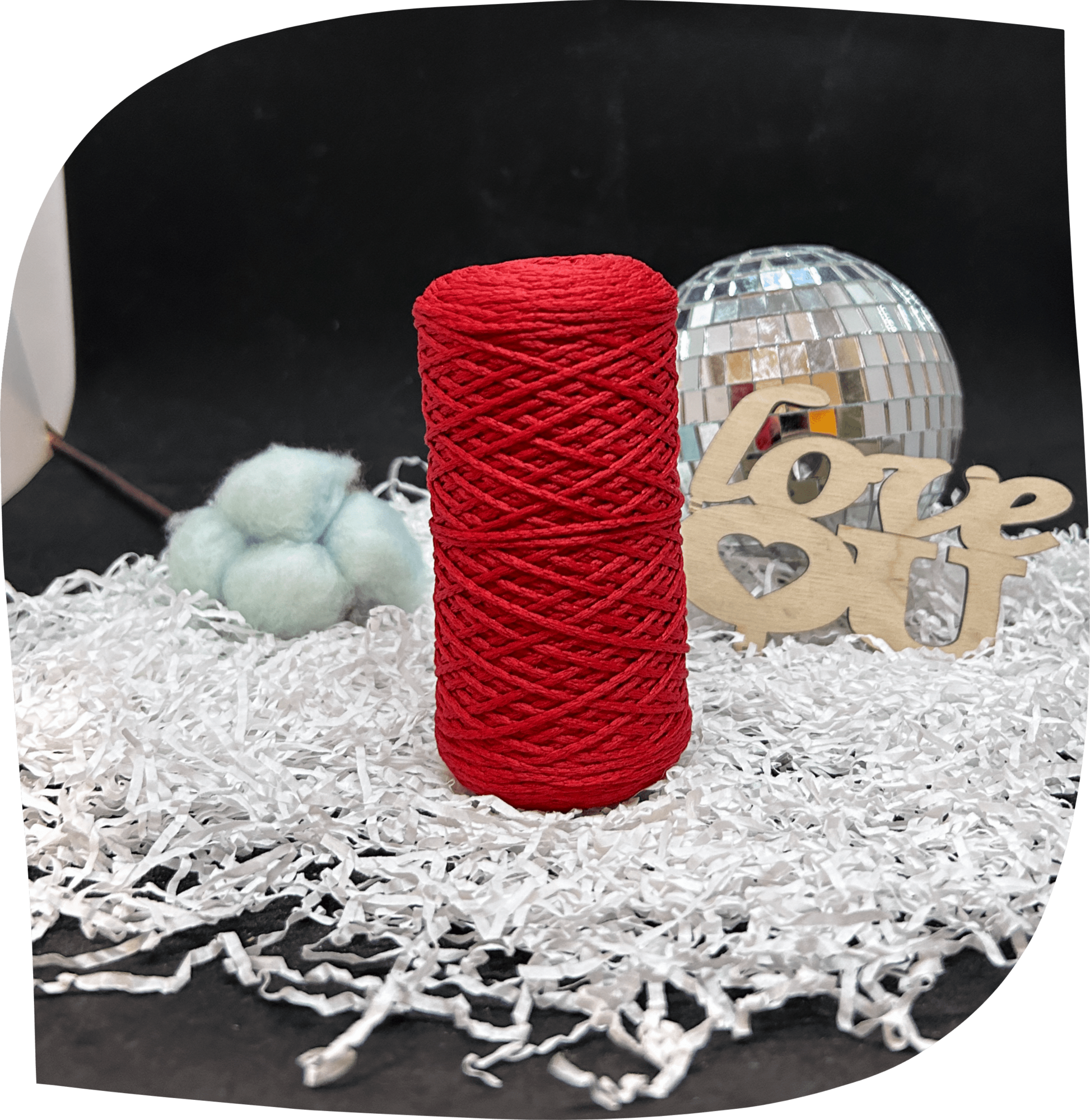 Шнур ПЭ вязаный 1 мм, 75г, 200м,  1027 – красный