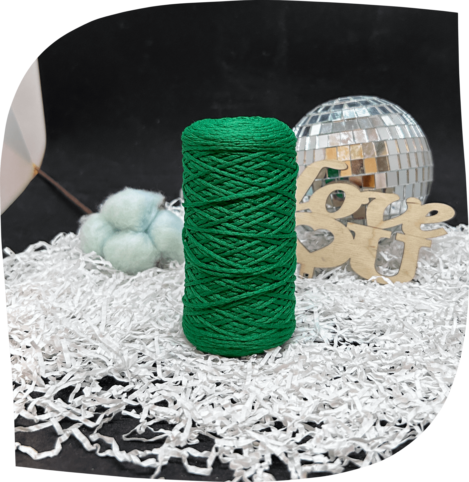 Шнур ПЭ вязаный 1 мм, 75г, 200м,  1025 – зеленый